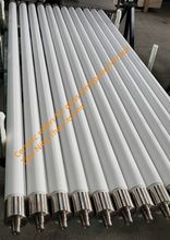 Diameter 85mm Fused silica ceramic rollers for glass tempering furnace