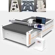 Máquina de Corte CNC Automática com Faca Oscilante – Aplicação para Calçados / Couro / Têxtil / Vestuário