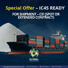 Global Brazil Business: Açúcar ICUMSA 45 – 50.000 MT para Embarque Imediato em Santos