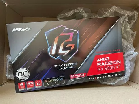 ASRock Radeon RX 6900 XT Phantom D OC 16GB GDDR6 Graphics Card for sale  online