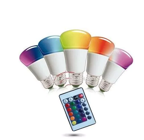 RGB Light bulbs with Remote to change the Color - iLC LED Light