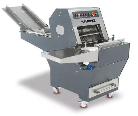 Automatic Bread Slicing Machine with pocket blower