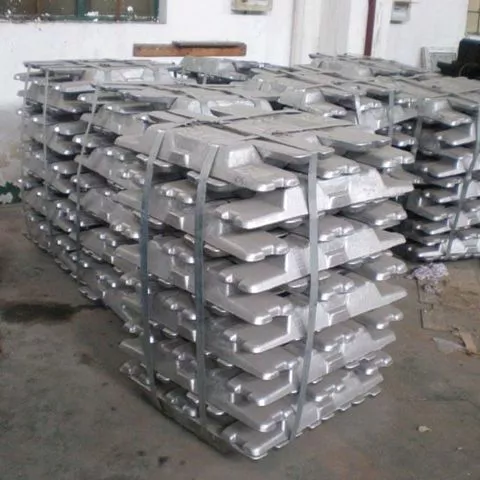 Aluminum ingot A7 99.7% and A8 99.8% aluminium alloy ingot
