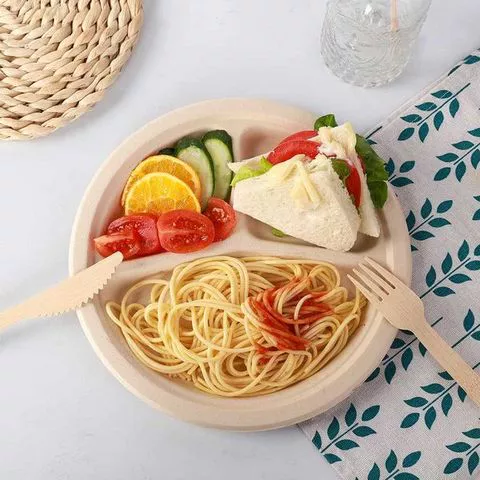 Platos de bambú ecológicos online