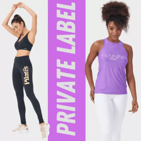 Private top label leggings