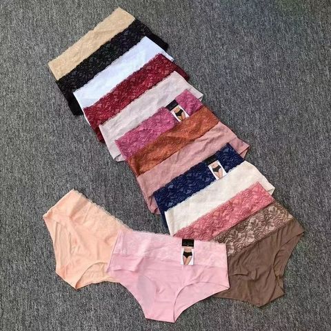 Venta al por mayor stock de fabrica bragas de mujer tanga ribete de encaje comodo de alta calidad suave talla grande B2Brazil