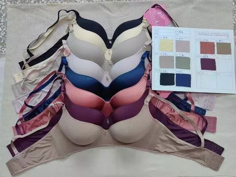 Venta al por mayor stock de fabrica sujetador ropa interior de mujer de la mejor calidad hecha en China soporte B2Brazil