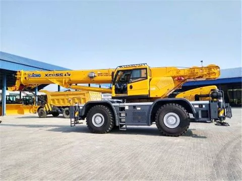 Xcmg Brand Rough Terrain Crane Xcr55l4 50 Ton Mobile Crane For