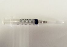 Disposable 5 ml syringe