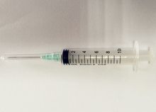 Disposable 10 ml syringe