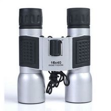 16X40mm High Power DCF Metal Long Distance Travel / Sport Folding Compact Telescope Binoculars