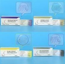 Medical High Quality PDO Monofilament Chemosynthetic Suture / Vicryl Suture，Medical Absorbable Sutures / Surgical Chromic Catgut Absorbable Suture / Surgical Disposable Plain Catgut Suture