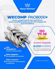 Wecomp 8.000+Oil for screw compressors viscosity 46