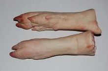 Frozen Pork Hind Legs & Front Feet 