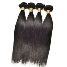 Real hair wig smooth hair curtain Brazilian straight hair human hair