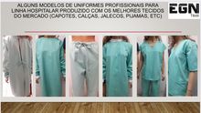 Producción de ropa hospitalaria