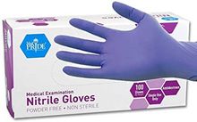 Guantes de nitrilo desechables sin polvo 100 piezas