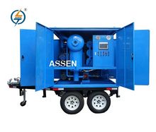 4 wheels type trailer mounted transformer oil filtration plant