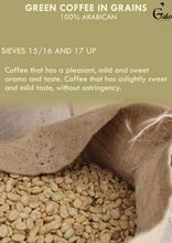 100% Arabica Green Coffee and Roasted Coffee