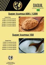 Azúcar Icumsa 150 o Icumsa 600/1200