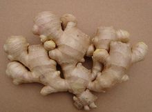 Air-dried ginger