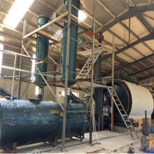 Waste rubber pyrolysis equipment, 16-20T