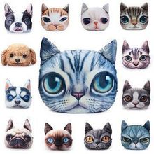 Cão ou gato de impressão 3D divertido cushions\ almofadas decorativas