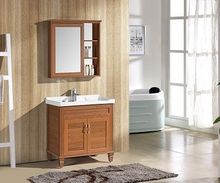 Imitation wood aluminum bathroom cabinet
