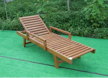 customized outdoor wooden  beach chair 