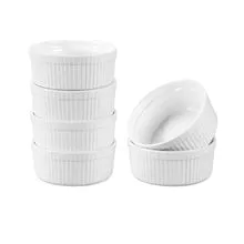 Ramekin de porcelana branca de 11cm  