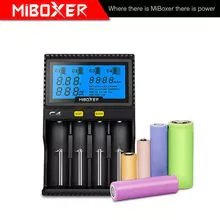 Carregador de bateria inteligente de Miboxer C4 18650