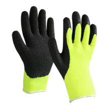 Latex wrinkle anti-cutting gloves