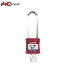 76mm aço inoxidável Shackle segurança cadeados EP-8551 ~ EP-8554 ABS cadeado de segurança