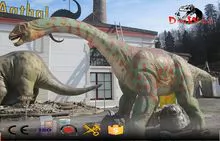 Museu de abastecimento ao ar livre atrativo animatronic dinossauro modelo