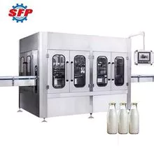 Máquina automática de enchimento de leite líquido de alta precisão