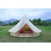 5m Canvas Bell Tent With Pvc Roof    Custom canvas bell tent