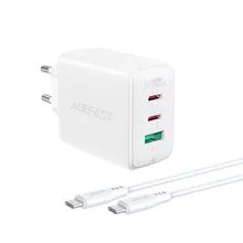 PD65W(2C+A)三口充电器套装(EU)A13 PD65W(USB-C+USB-C+USB-A)