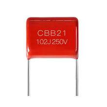 Condensador de película de plástico metalizado condensador de película de polipropileno CBB22 223J