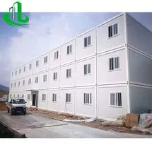 Casa de contêiner de embalagem plana modular pré-fabricada