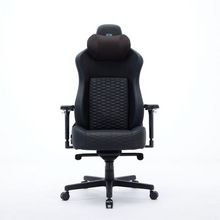 Cadeira gamer ergonômica de alta qualidade com encosto alto, semi-PU, estilo corrida, para computador, com massageador, da marca EL MARTILLO