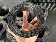 BWG18 pequeno recozido fio de ferro enrolado, fio de ferro macio recozido, fio preto, fio de embalagem, fio de ligação de aço, fio de ferro
