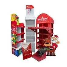 Estantes de exhibición de cartón corrugado personalizados