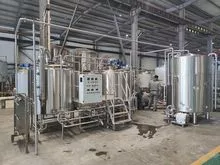 1200L steam heating beer mashing plant