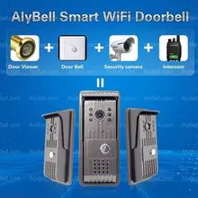 WiFi Doorbell Video Door Phone Wireless Night Vision Intercom for Home Security