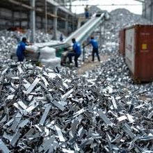 Bulk aluminium scrap bales 