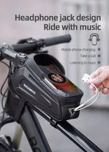ROCKBROS hard shell tela de toque saco de bicicleta de alta eficiência saco de bicicleta impermeável