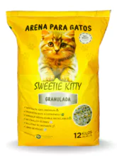 ARENA PARA GATOS GRANULADA BOLSA X 12 KG 