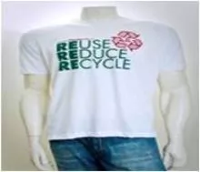 100% reciclado camiseta del animal doméstico