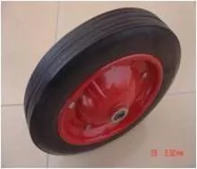 Solid rubber wheel