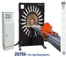 Filter bag cage welding machine line